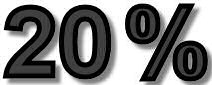 Save 20 %